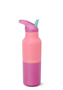 Термобутылка Klean Kanteen Rise Vac Classic Flip Sport 16oz (473 мл) Pink Lemonade Kaleidoscope