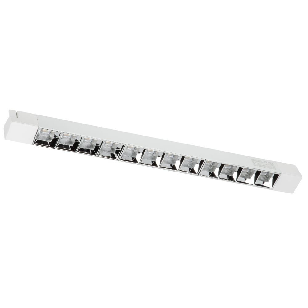 ULB-Q282 30W-4000K WHITE Светильник-прожектор светодиодный трековый. Линейный. 2500 Лм. Белый свет 4000К. Корпус белый. ТМ Volpe