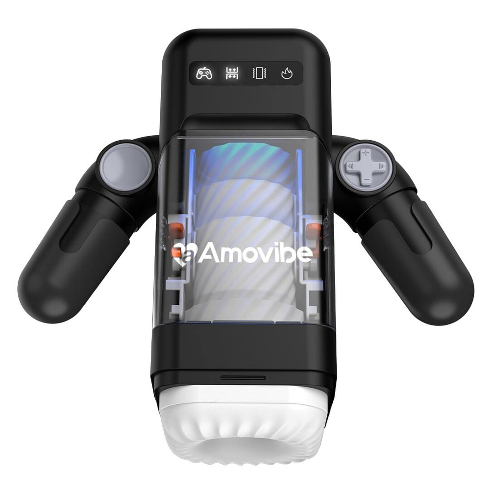 Черный инновационный робот-мастурбатор Game Cup (Цвет: черный)