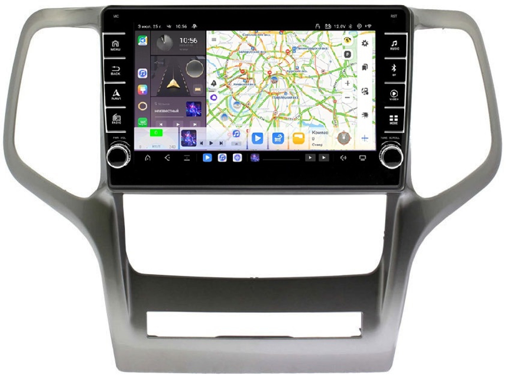 Магнитола для Jeep Grand Cherokee WK2 2010-2013 - Carmedia OL-9254 (кнопки и крутилки) Android 13, TS20, 6+128Гб, CarPlay, 4G SIM-слот