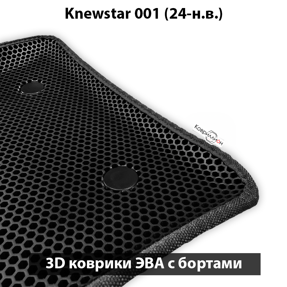 Передние автомобильные коврики ЭВА с бортами для Knewstar 001 (24-н.в.)