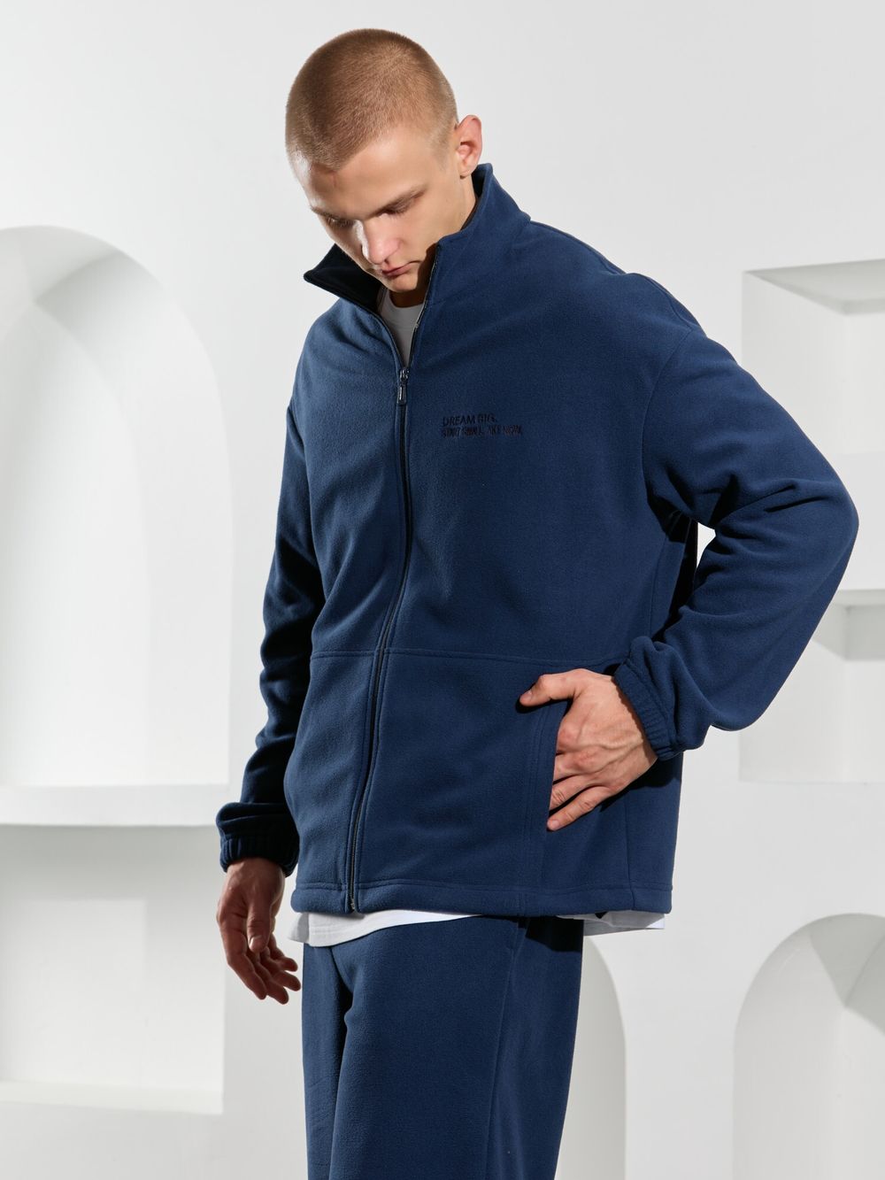 Толстовка мужская Алтай-1 Виотекс ТЁМНО-СИНИЙ