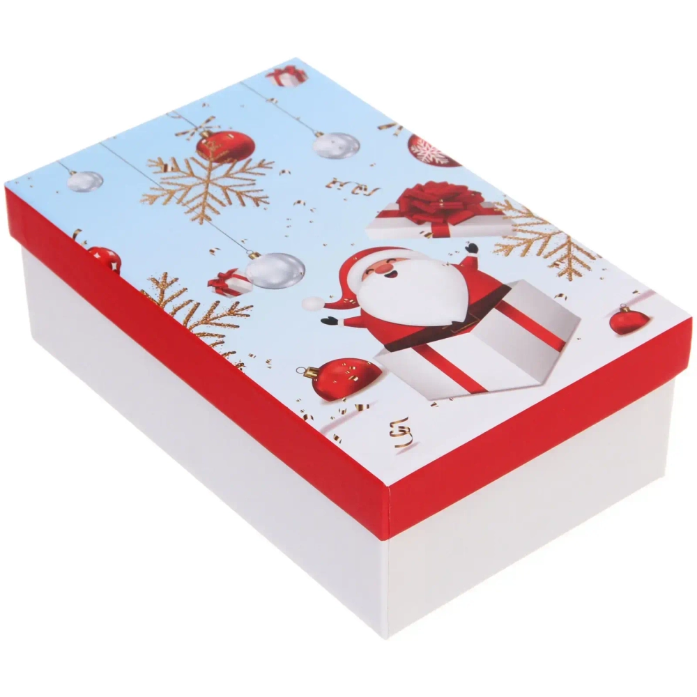 Коробка подарочная «Веселый праздник» 19*12*6,5 см