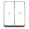 Выключатель для жалюзи 2-кл. ОП AtlasDesign PROFI 10А IP54 бел. SE ATN540119