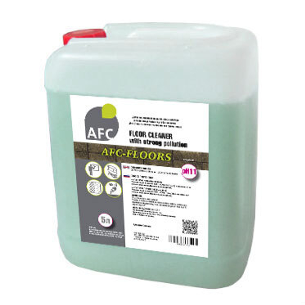 Щелочное средство для мытья полов с сильным загрязнением, AFC-FLOORS
