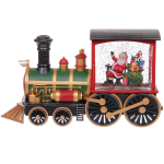 Сувенир с подсветкой «Волшебное путешествие» 31,4*9,8*17 см, 8 мелодий, подсветка, эффект снегопада (работает от 3*АА, USB)