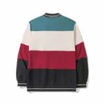 Толстовка YMKASHIX Four Stripes Зеленый/Песочный/Красный/Черный