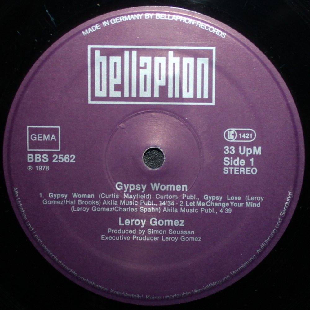 Leroy Gomez / Gypsy Woman (LP)