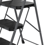 Стремянка stable, 3 ступени, 1 м, черная