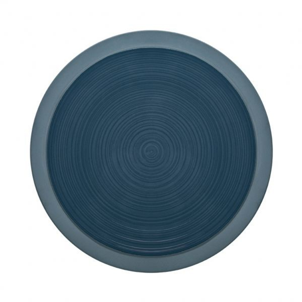 Тарелка обеденная 29см синяя Guy Degrenne Bahia Blue Stone