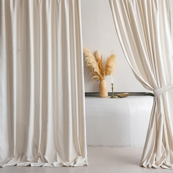 Комплект штор и покрывала АССТЕР (арт. BL10-460-01) - айвори