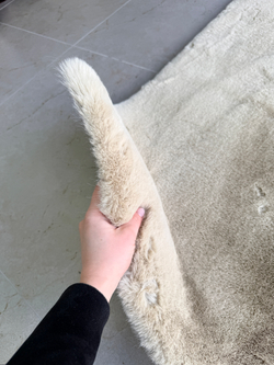 Ковер меховой имитация кроличьего меха