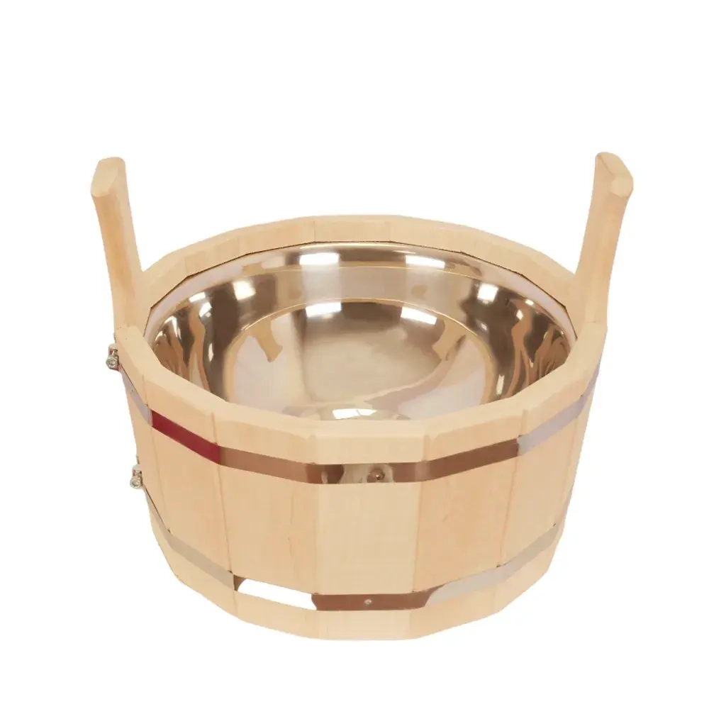 Ушат-шайка 15л двуручная с нерж. встав.