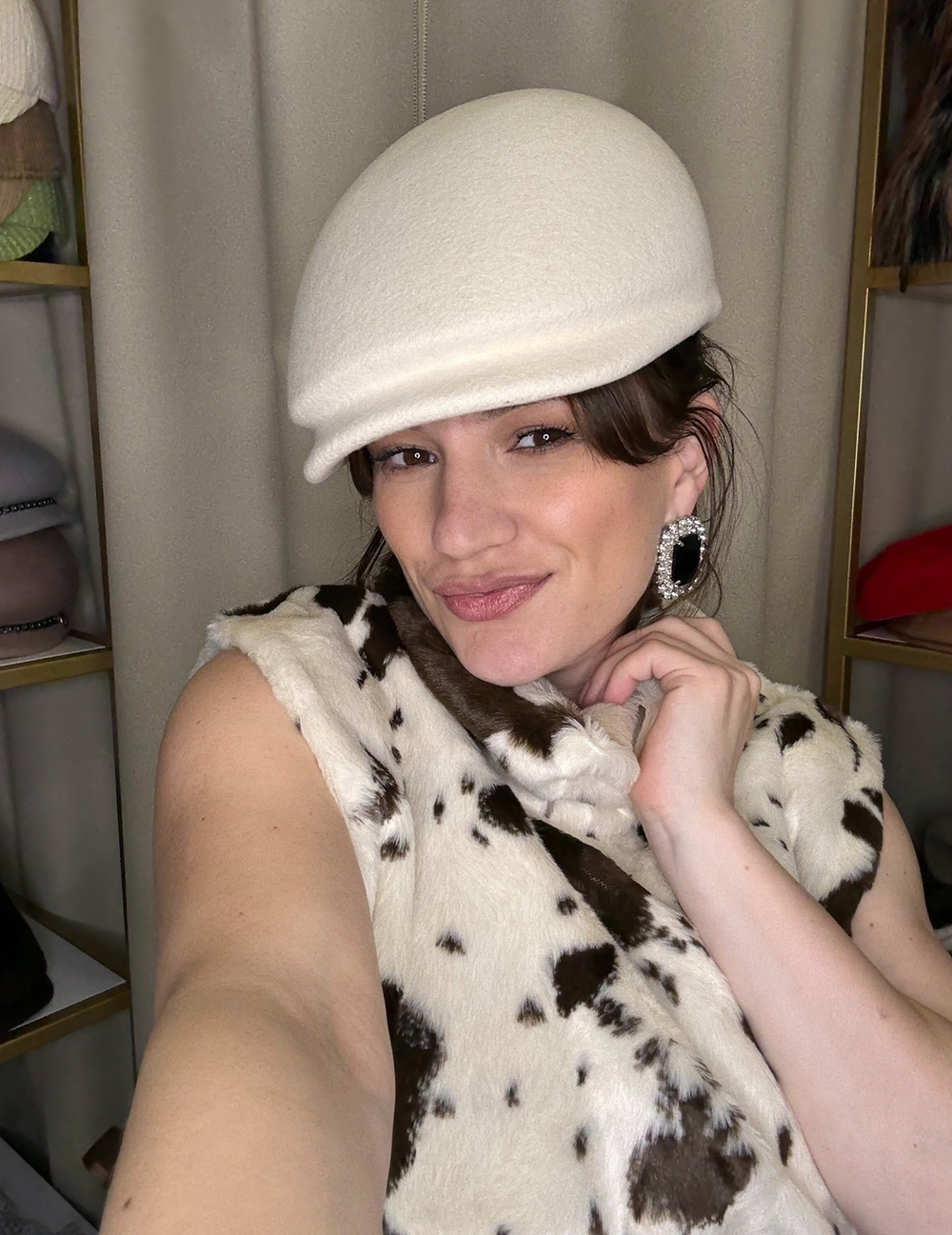 Кепи капелька молочная