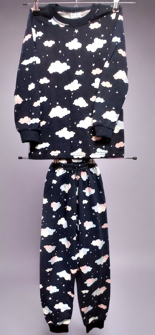 Пижама брючная детская "Облака", размер 122
