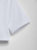 Футболка детская оверсайз укороченная базовая