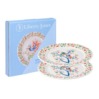 Набор тарелок Love Birds из коллекции Birds of Paradise в подарочной упаковке, 21 см, 2 шт.