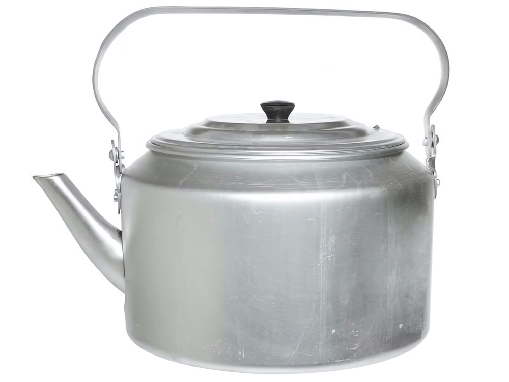 Чайник 5л алюминиевый матовый травленный