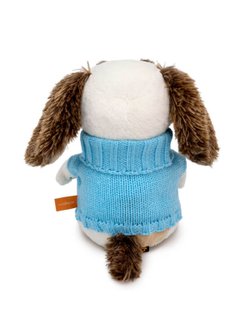 Мягкая игрушка Бартоломей Baby в вязаном жилете 20см