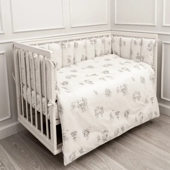 Комплект постельного белья Lollycottons Мышкины каникулы 6 предметов