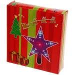 Фигура светодиодная ЗВЕЗДА ДЛЯ ЁЛКИ «Луч» 28 ламп LED, 17,5 см, Мультицвет