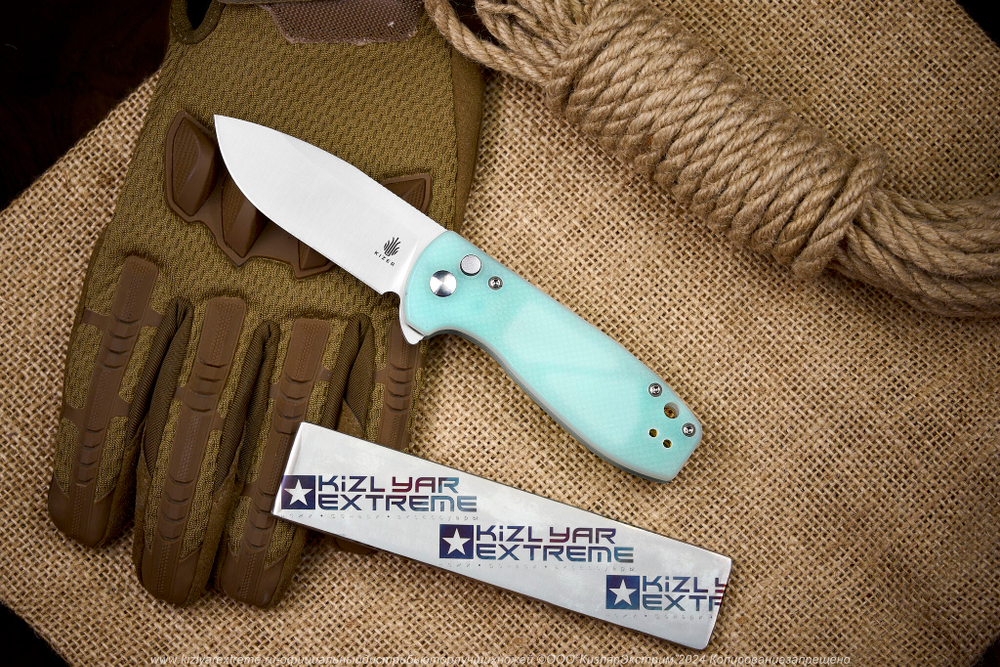 Складной нож Kizer Amicus сталь 9Cr18MoV Satin рукоять G10