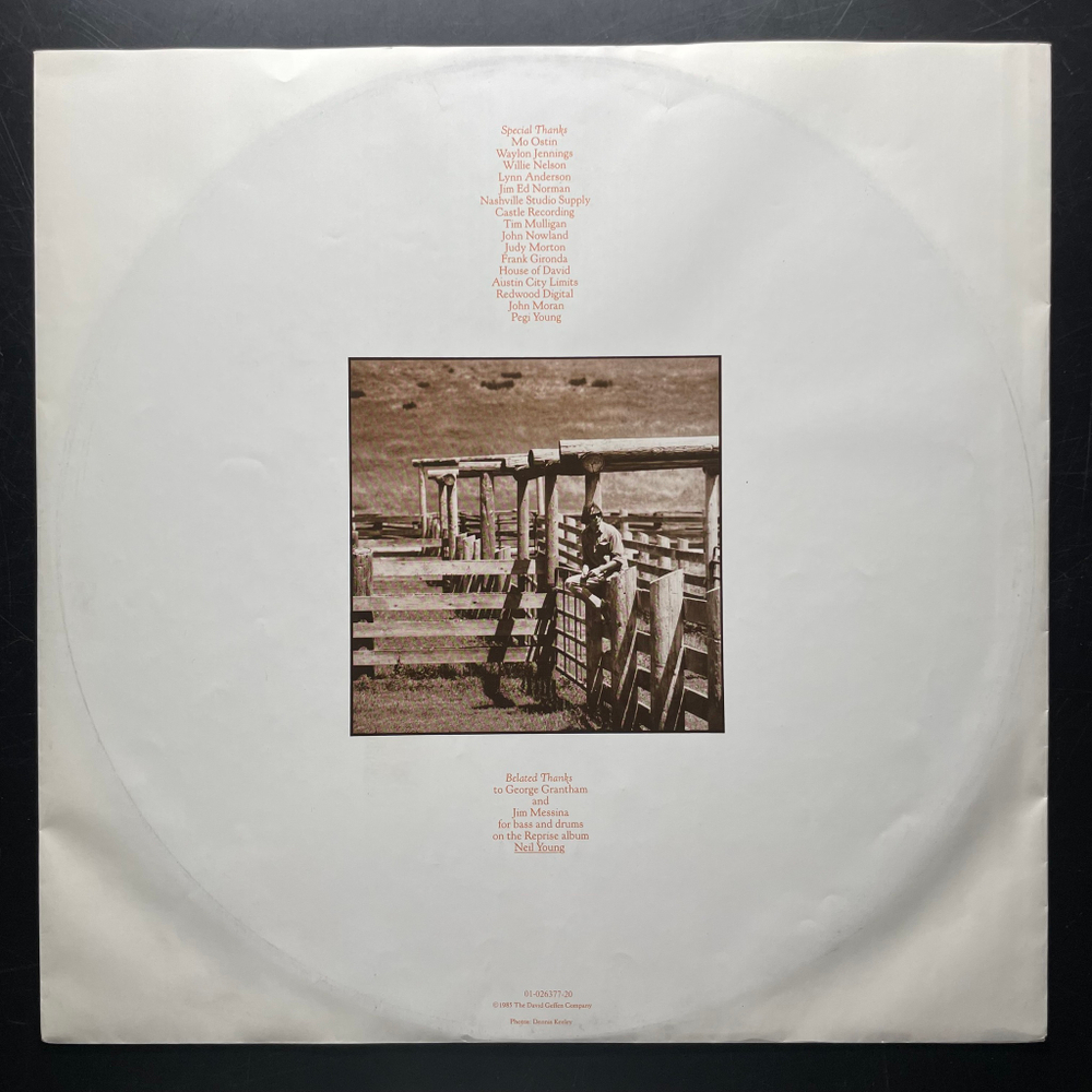 Neil Young ‎– Old Ways (Голландия 1985г.)