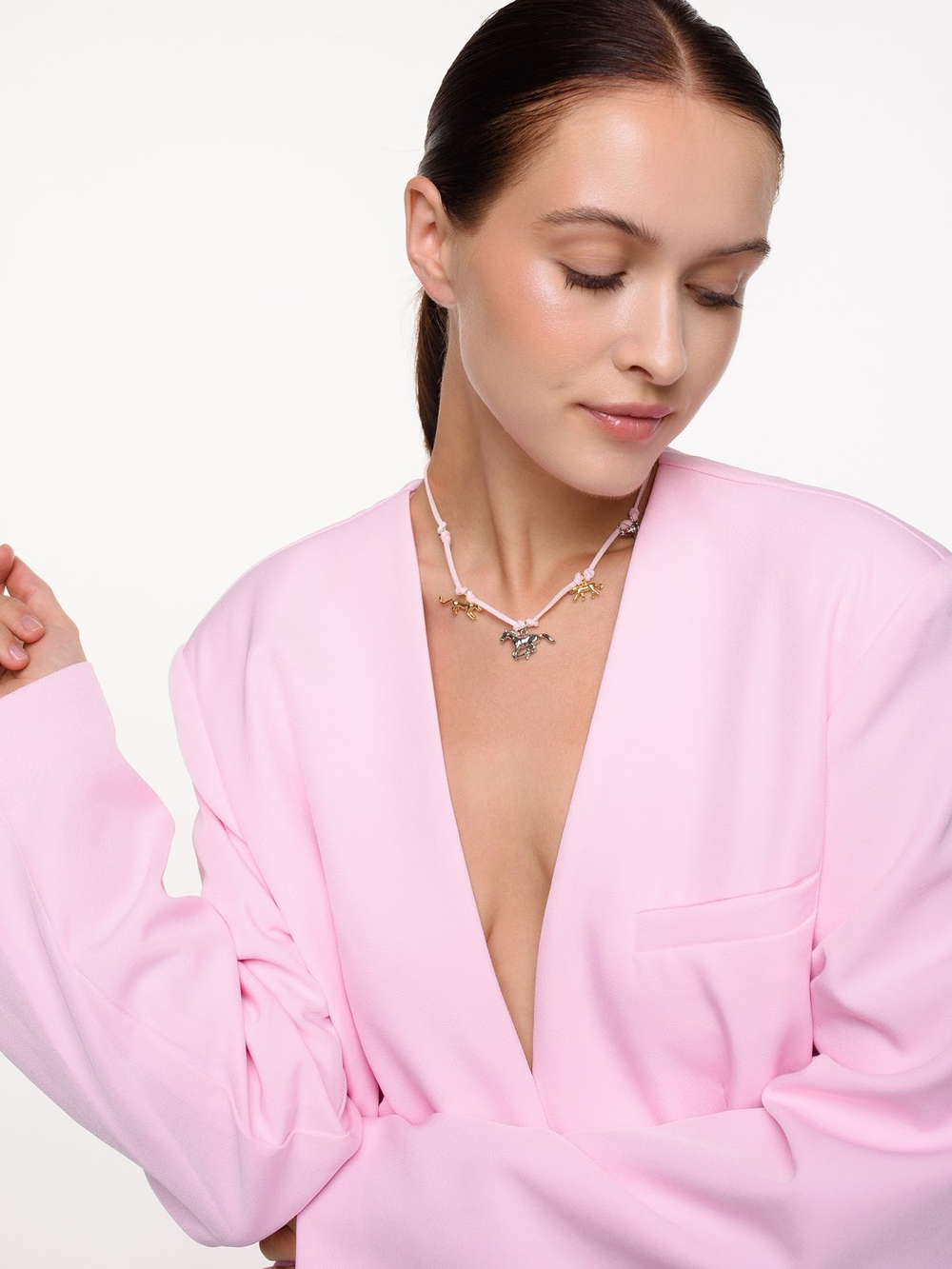 Чокер "Animals" Pink New