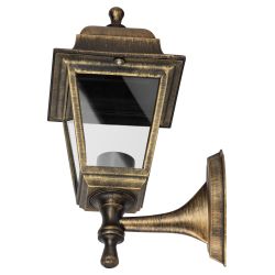 Садово-парковый светильник ЭРА НБУ 04-60-001 бронза 4 гранный настенный IP44 Е27 max60Вт