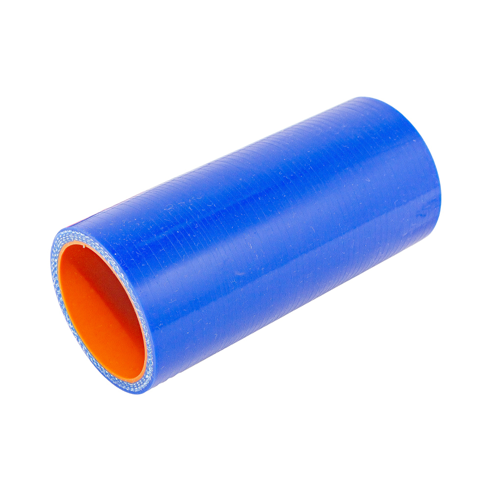 Патрубок радиатора верхний а/м МАЗ силикон синий (Ф60х200)