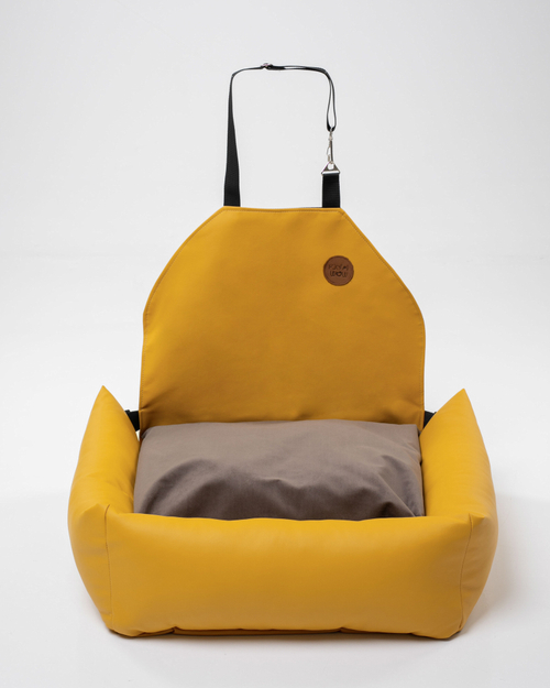 Автокресло горчичное Rachel WOW