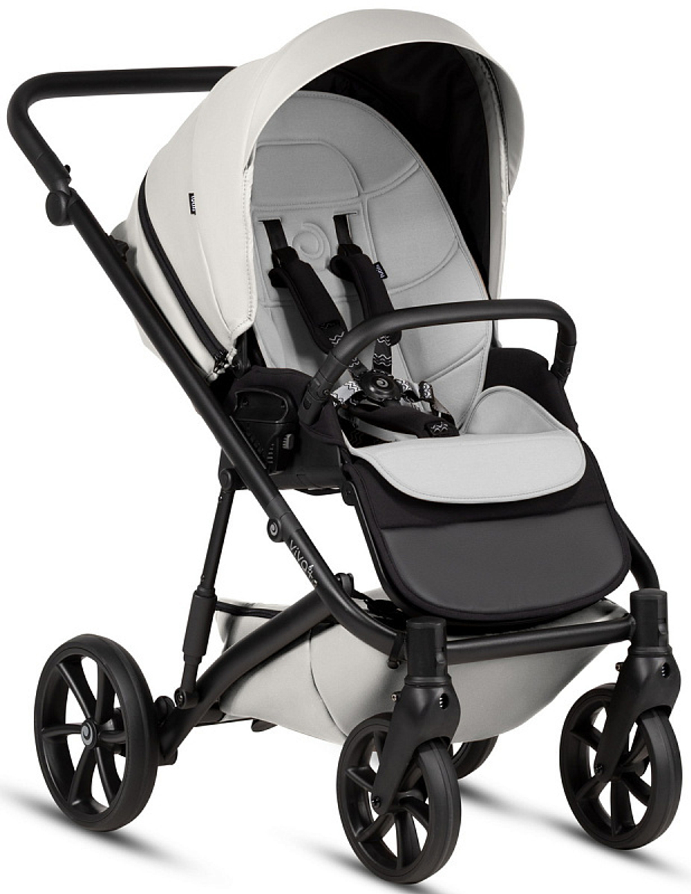 Детская коляска Tutis Viva 6 Plus Leather 2 в 1 1612085 Cloud