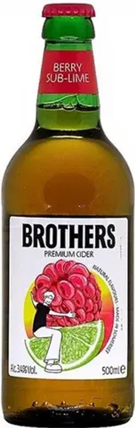 Сидр Бразерс Берри Саб Лайм / Cider Brothers Berry Sub Lime 0.5 - стекло