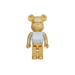Дизайнерские игрушки BE@RBRICK MEDICOM TOY PLUS GOLD CHROME Ver., GOLD-CHROMEVer