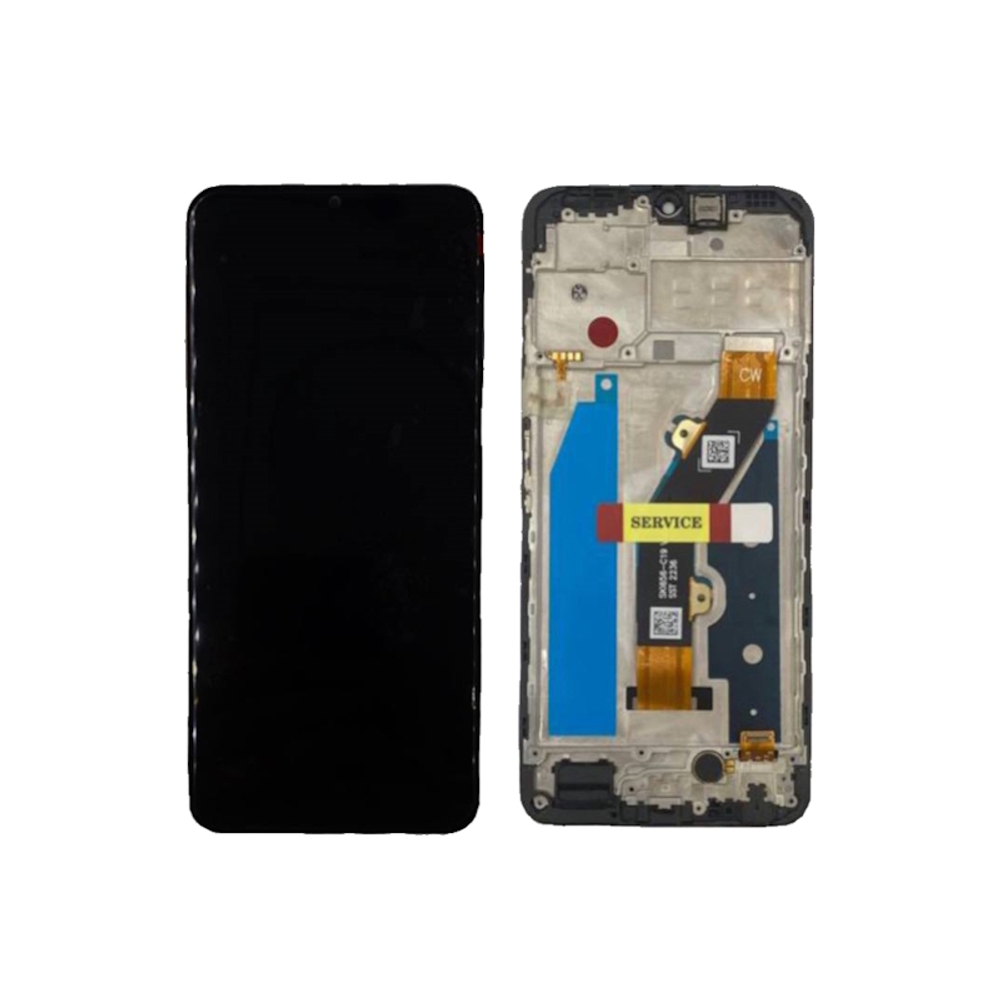 Дисплей для Infinix Hot 30i (X669D) с тачскрином и рамкой Черный - OR
