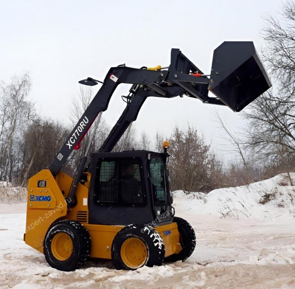 Ковш верхней загрузки на Телескопический мини-погрузчик JCB