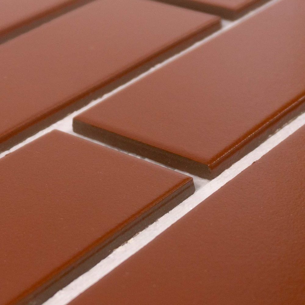 Клинкерная термопанель ППС Керамин Амстердам 2 Терракота 1020х455 мм