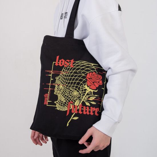 Сумка-шоппер ЮНОСТЬ™ Lost Future Черный