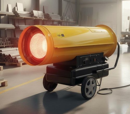 Тепловая пушка дизельная OURMASTER D 230 - прямого нагрева / 80 кВт / промышленная