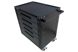 Инструментальная тележка GWT-G5, 5 ящиков, колеса с тормозом, серая, Great Wolf