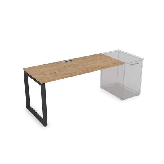 СДТ-О.989 Стол рабочий прямолинейный, приставной (1400*800*750)