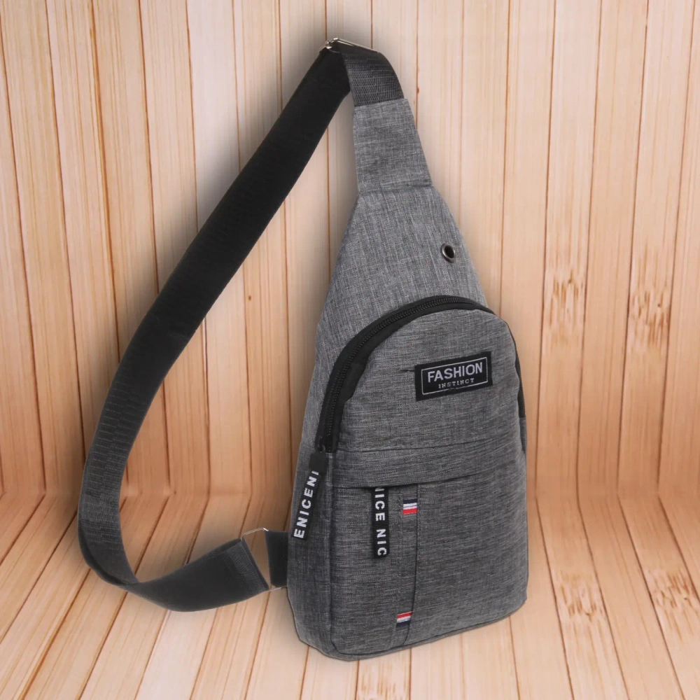 Сумка - мессенджер «Element - hit», цвет серый, одно отделение и карман, 30*17*5см