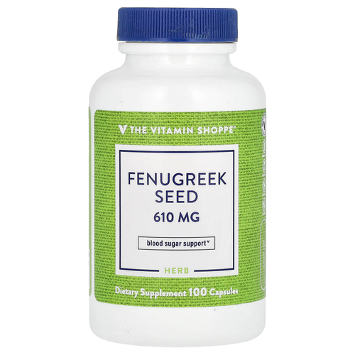 The Vitamin Shoppe, Семена пажитника, 610 мг, 100 капсул