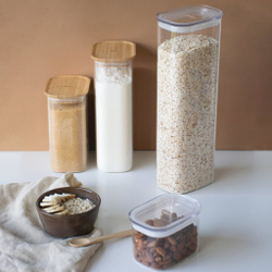 Контейнер для хранения прямоугольный с крышкой Pebbly, 1800 мл