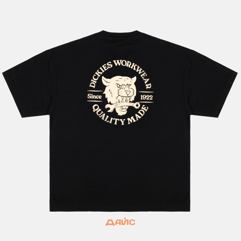 Футболка мужская Dickies Wrench артикул:DK0A4ZARBLK1 - купить в магазине Дайс