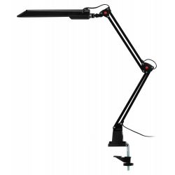 Настольный светильник ЭРА NL-201-G23-11W-BK с лампой PL на струбцине черный