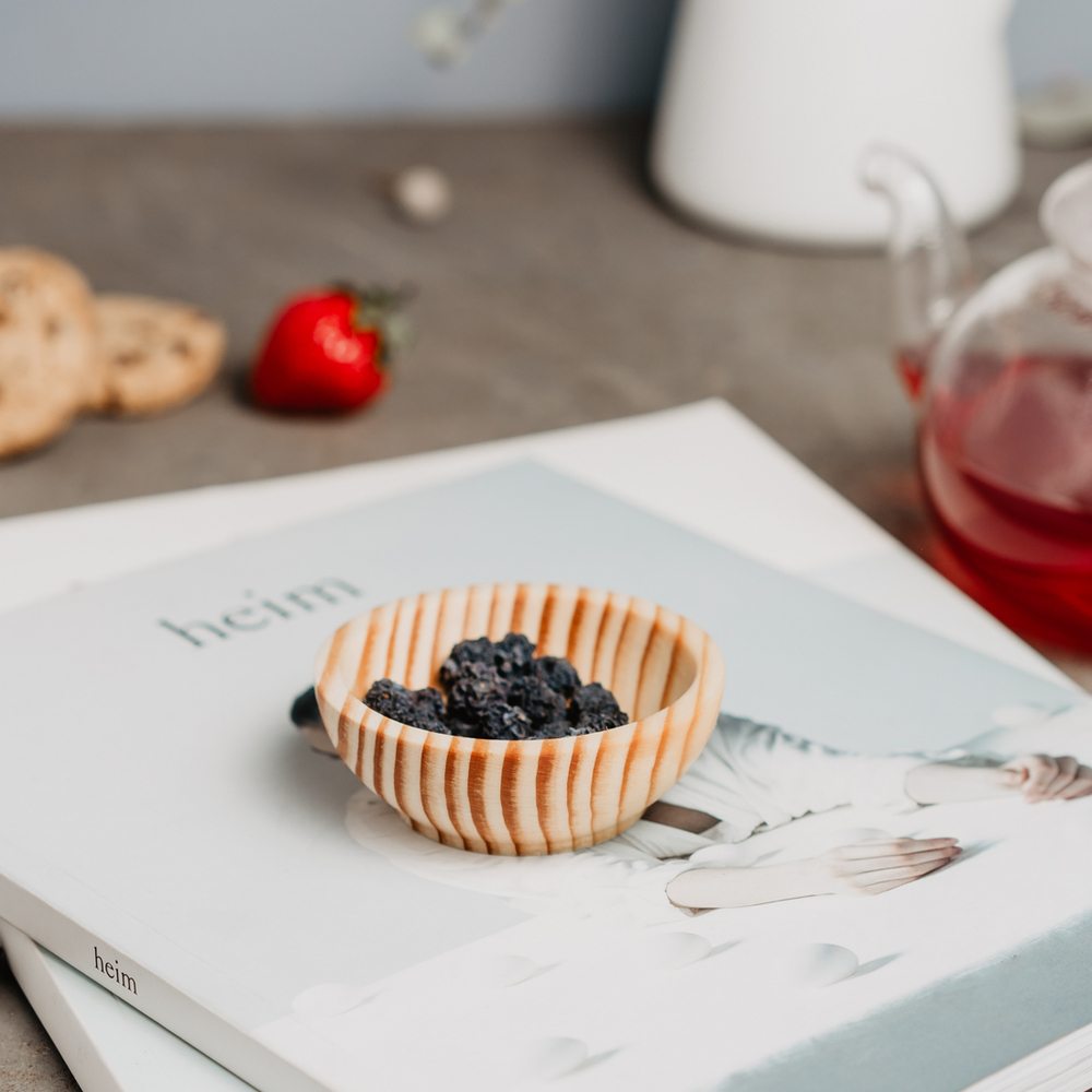 Деревянная чаша-соусница Art of Siberia для специй из кедра. T94