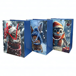 Пакет ламинированный 18*23см. "Новогодний. Милашки" 210гр/м2 (Центрум)