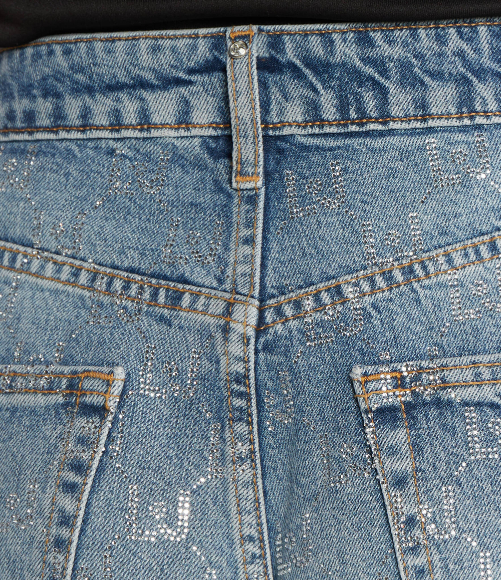 Джинсовые шорты Liu Jo - голубой(UA4095 D4854)