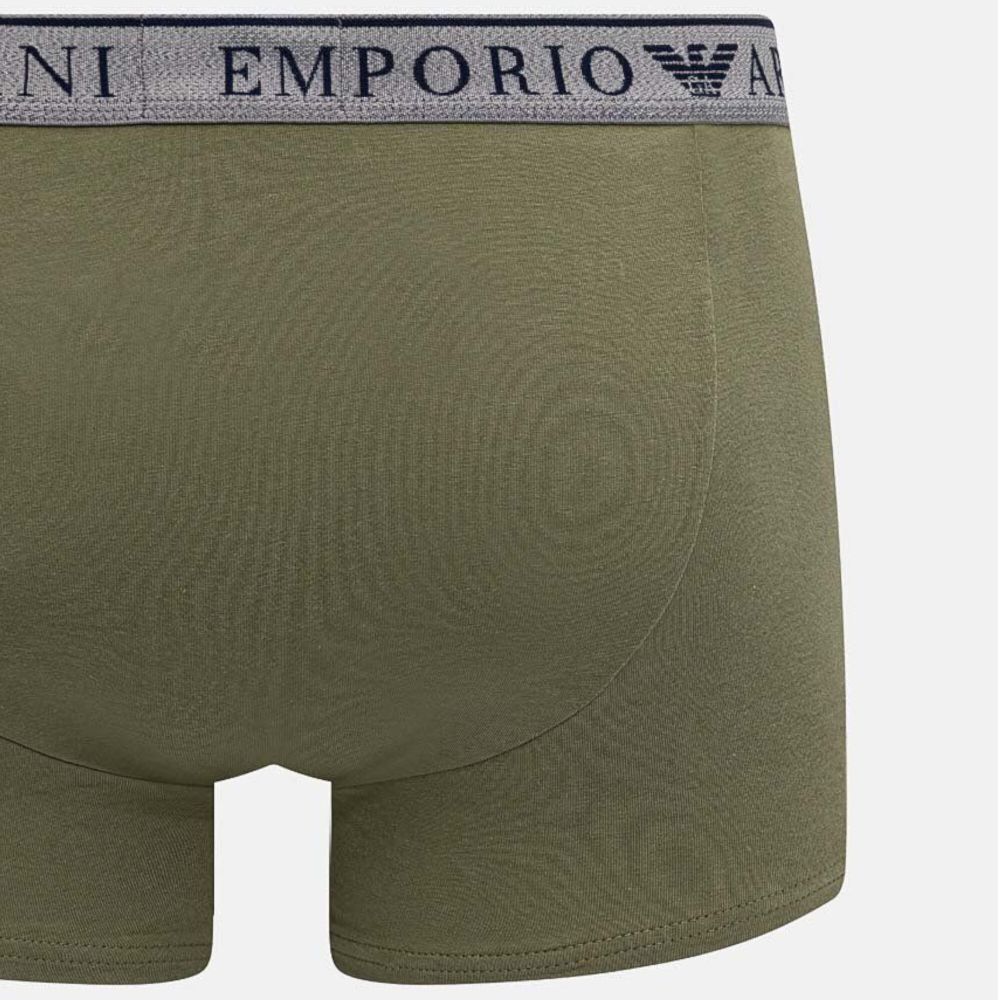 Набор мужских трусов хипсов 2в1 (темно-синий, олива) Emporio Armani 111769_4F720 75836